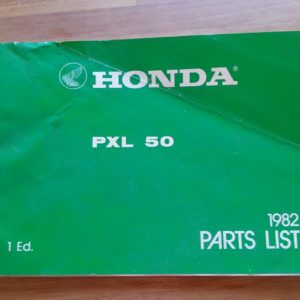 Honda PXL 50 Parts List Nr 1