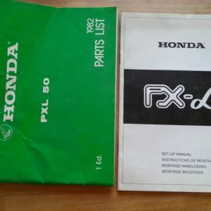 Honda PXL 50 Parts List Nr 1, Montageanleitung