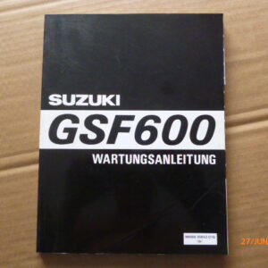 Suzuki GSF 600 Wartungsanleitung