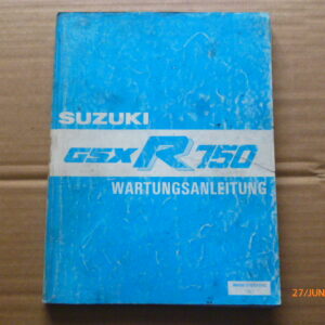 Suzuki GSXR 750 Wartungsanleitung