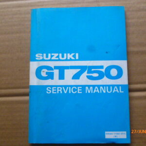 Suzuki GT 750 Reparaturanleitung