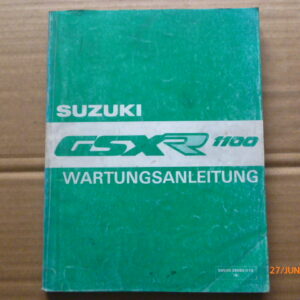 Suzuki GSXR 1100 Wartungsanleitung