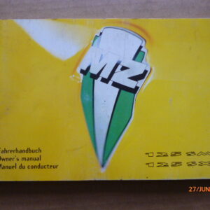 MZ 125 SM, SX Fahrerhandbuch