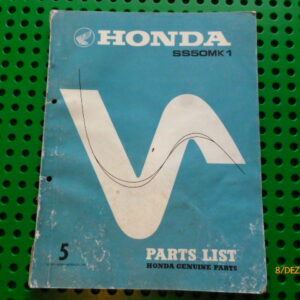 Honda SS 50 Parts List