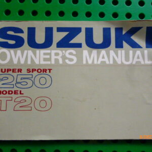 Suzuki T 20, 250 Super Sport Betriebsanleitung, Owner´s Manual