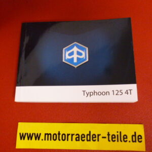 Piaggio Typhoon 125 Fahrerhandbuch, Bedienungsanleitung