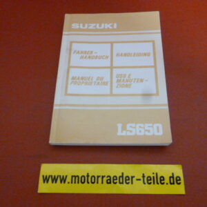 Suzuki LS 650 Fahrerhandbuch